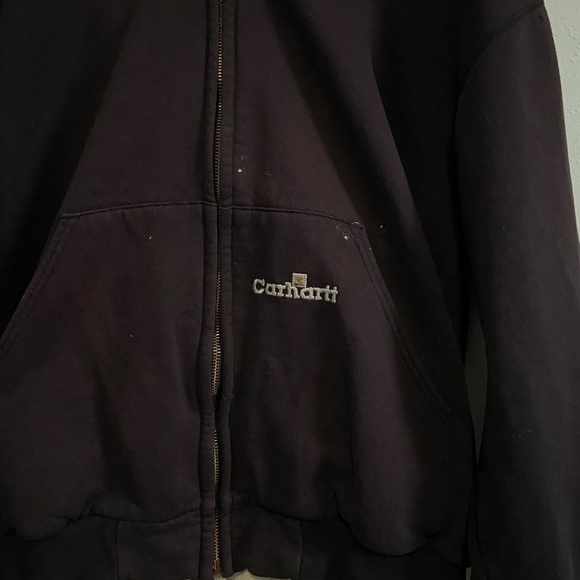 Vintage Carhartt Dark Brown Full-Zip Jacket - Picture 3 of 7